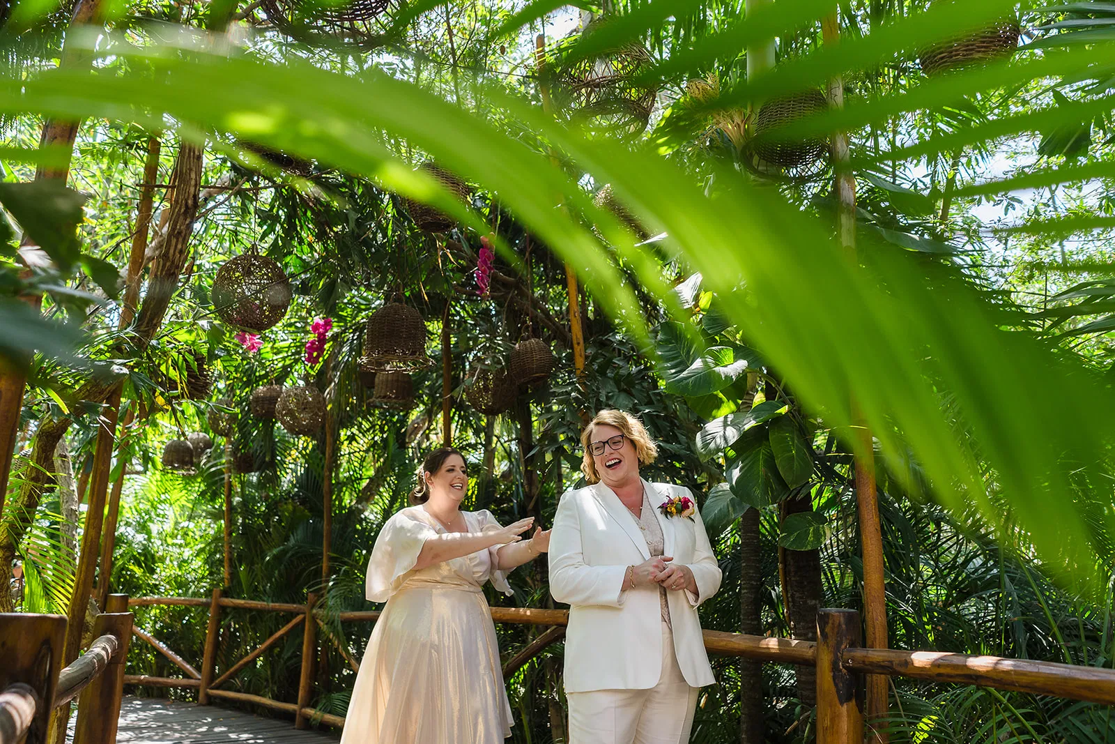 lgbtq wedding rosewood mayakoba. Mayakoba - same sex couple celebrates marriage in tropical Riviera Maya.