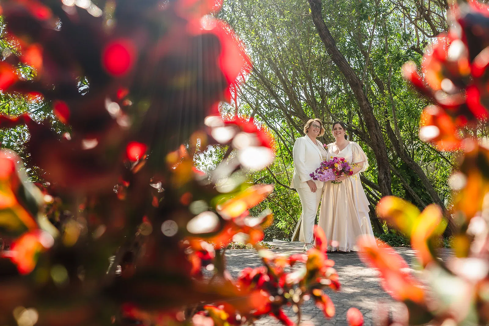 Same-sex wedding photography at Rosewood Mayakoba, LGBTQ couples celebrating love in Cancun Riviera Maya Mexico